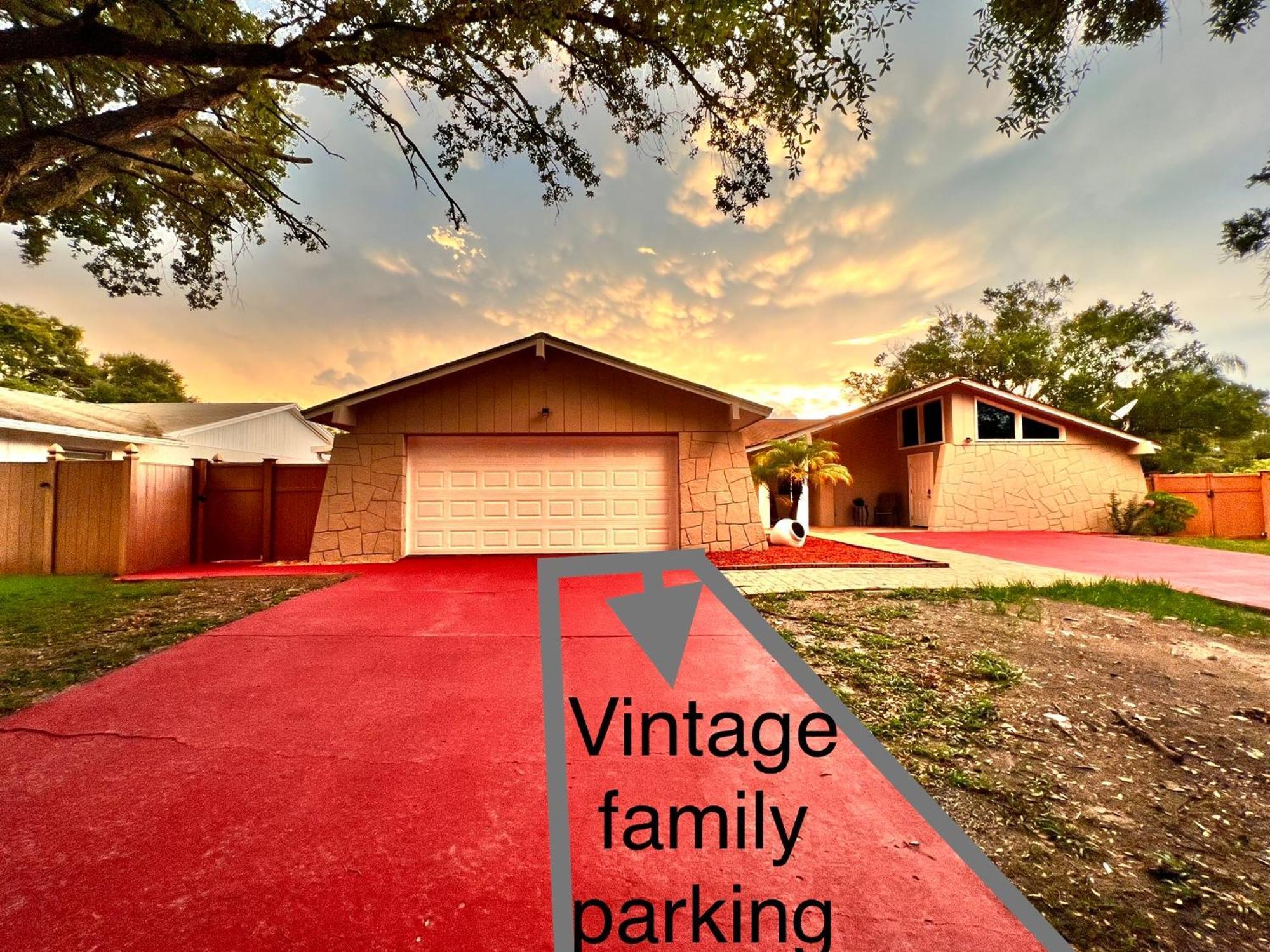 Villa Vintage Family Scape + Heated Pool&Discount Tampa Exterior foto